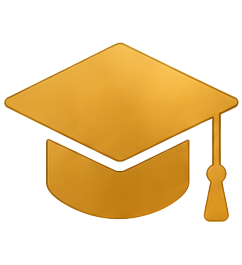 Icon: graduation cap representing the education industry