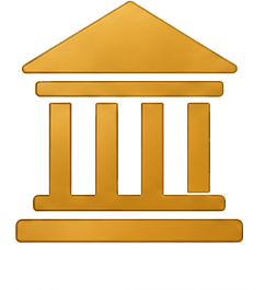 Icon: government building / pillars representing the public sector