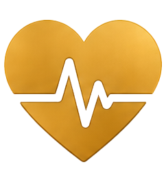 Icon: heart with pulse representing the healthcare industry
