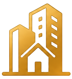 Icon: building representing the real estate industry