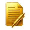 Icon: document representing the script stage